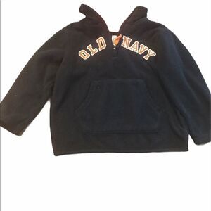 Old navy boys zippered hoodie size 3 blue/orange